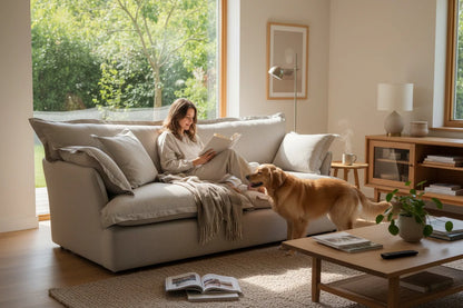 Plump sofa