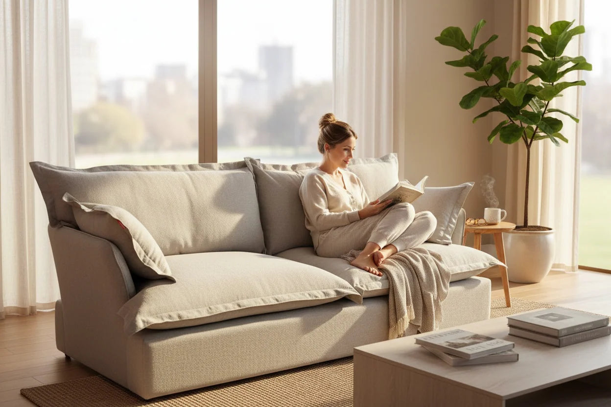 Plump sofa