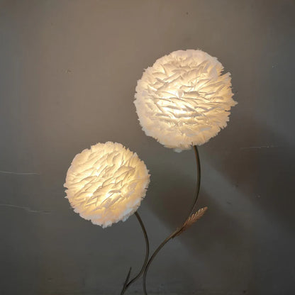 Luxury Feather Lamp