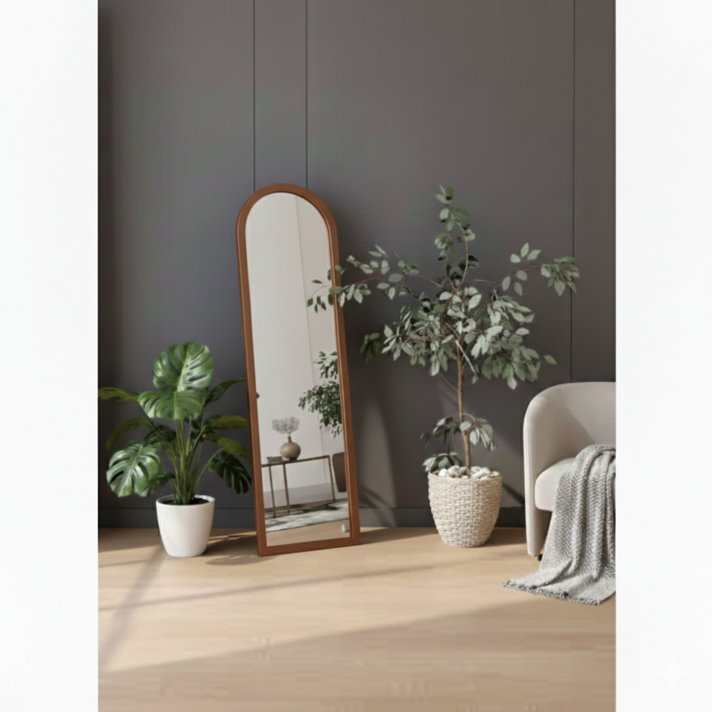 Rectangular wood Mirror 45*155 white \black\ Brwon \ Gold MST- 303